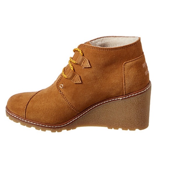 Toms Shoes - New TOMS Desert Wedge Booties